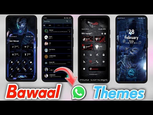 Top 3 Secret Miui 12 Premium Themes| MIUI 12 Theme Change Whatsapp Ui | Miui 12 Paid Theme used Free