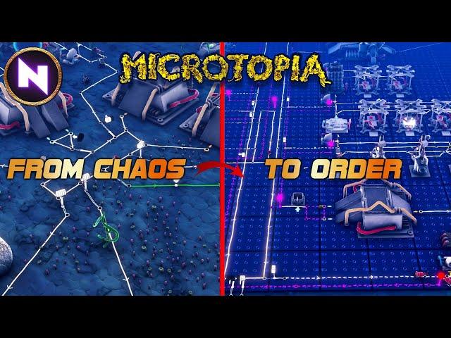 From Disorganised Mess To Structured Factory In MICROTOPIA | 02 | Lets Try