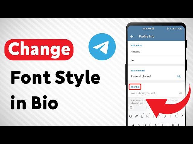 How to Change Font Style in Bio on Telegram (Updated)