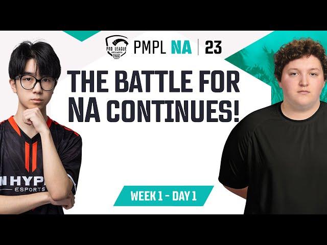 [EN] 2023 PMPL North America W1D1  | Fall | The battle for NA continues!