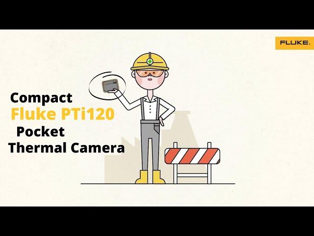 Compact Fluke PTi120 Pocket Thermal Camera