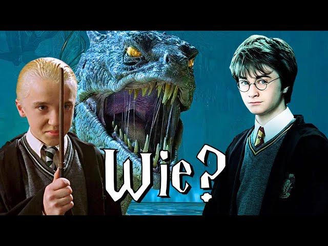 Wie Draco Harry vor dem BASILISK in der Kammer des Schreckens gerettet hat  - Harry Potter Wissen