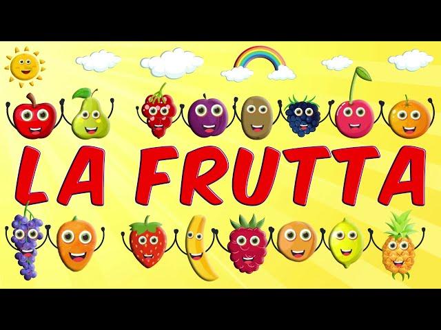 I nomi della frutta - La frutta che balla - Impariamo la frutta in italiano - Video educativo