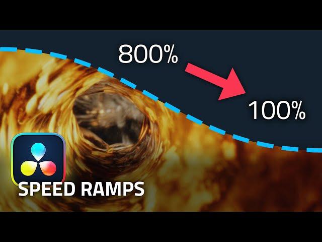 ENHANCE your footage with SPEED RAMPS Retime Curve - Davinci Resolve TUTORIAL (Drone, Commercial)