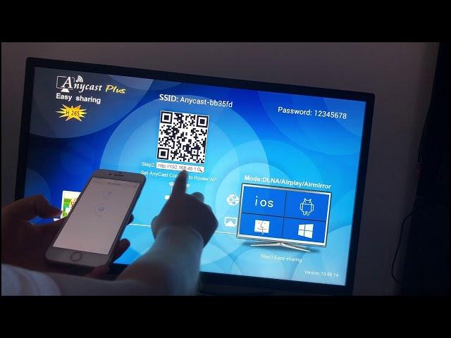 How to connect iPhone with Anycast m2 plus dongle