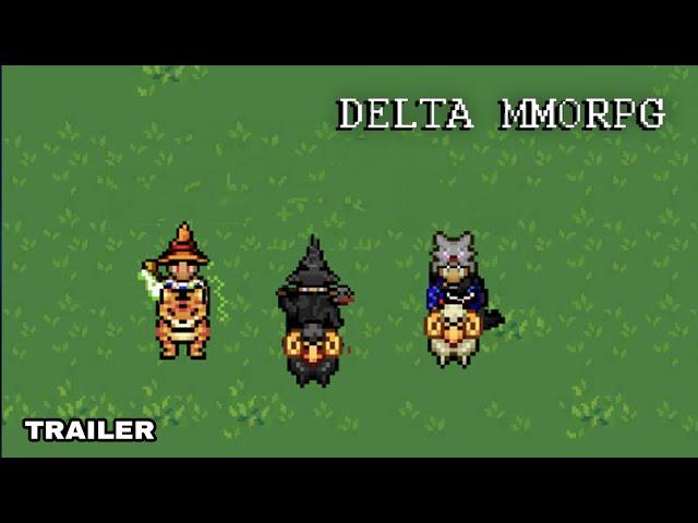 Delta MMORPG Teaser | This 2D Mobile "MMO Style RPG"  (With Mounts) Just Made Its Way to Steam