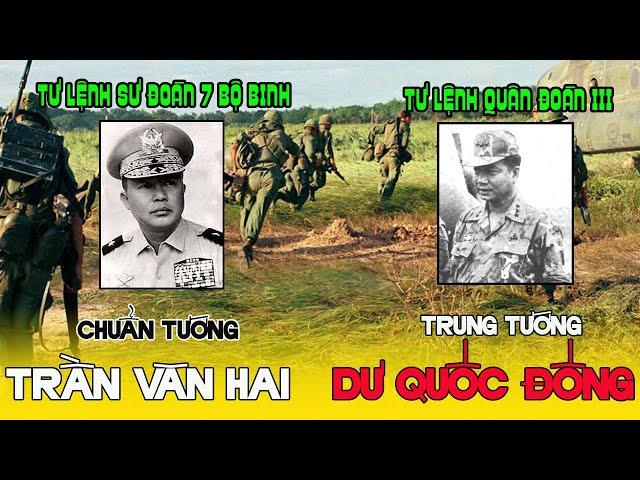Trung tướng Dư Quốc Đống & Chuẩn tướng Trần Văn Hai - Cuộc đời và con đường binh nghiệp của 2 ông.