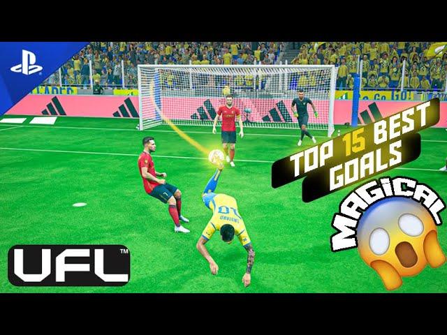 UFL - TOP 15 BEST GOALS #1| PS5 Pro [MAGIC]