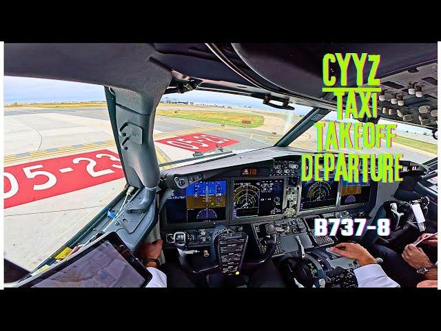 B737 MAX Turbulent Departure out of Toronto ( FULL ATC !)