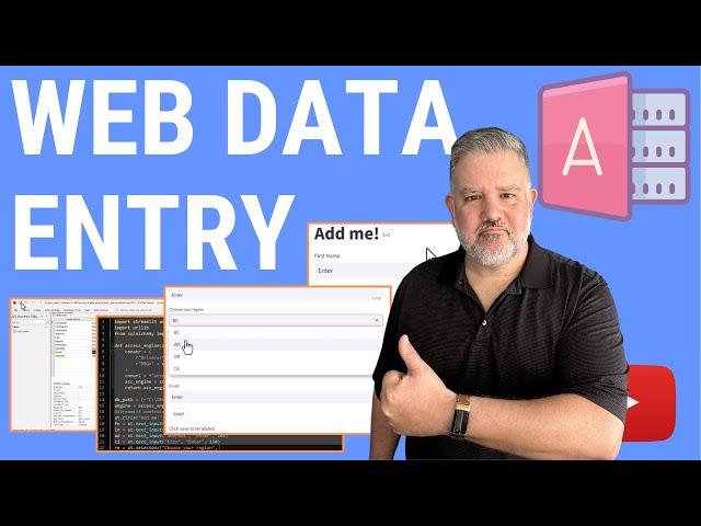 Web Data Entry for Microsoft Access