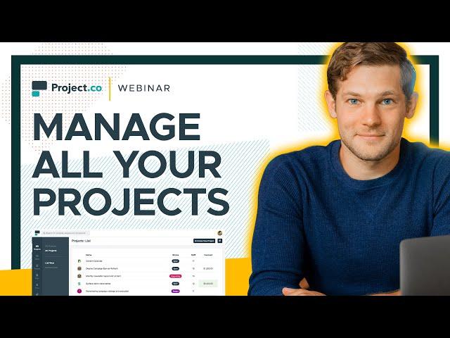 Manage all your projects in one place with Project.co