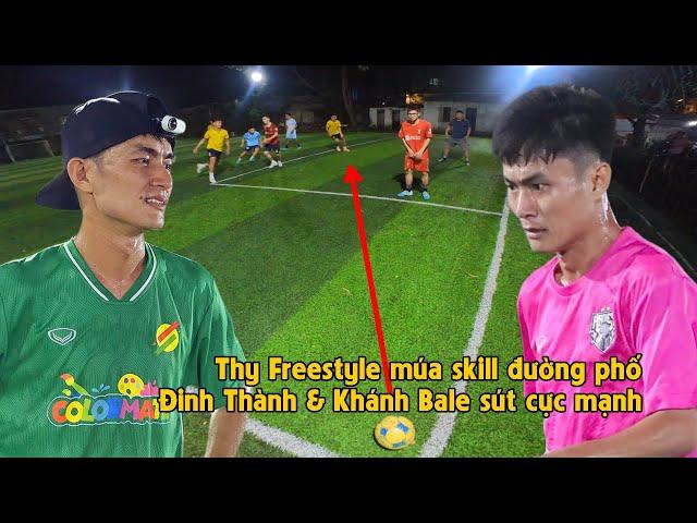 THY FREESTYLE đá bóng FUTSAL 5vs5 cùng HADES FC xỏ háng kiến tạo ĐINH THÀNH & KHÁNH BALE ghi bàn