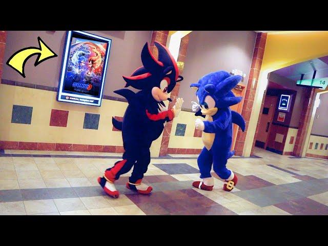 SONIC VS SHADOW AT SONIC 3 MOVIE PREMIERE!!!