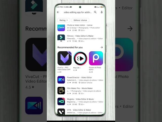 Best 4K Video Editing App 2023 #shorts