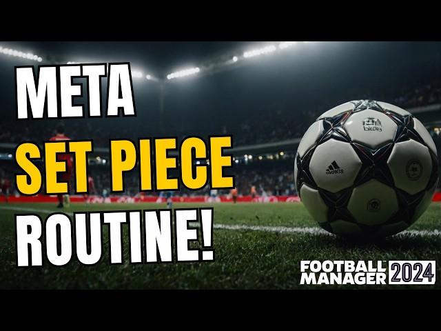 Most CORNER goals in the LEAGUE! Best META set piece routine? Football Manager 2024