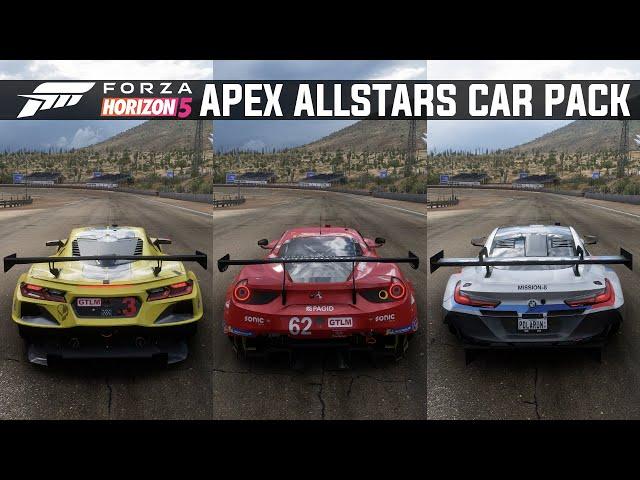 Forza Horizon 5 | Apex AllStars Car Pack | All 7 Cars