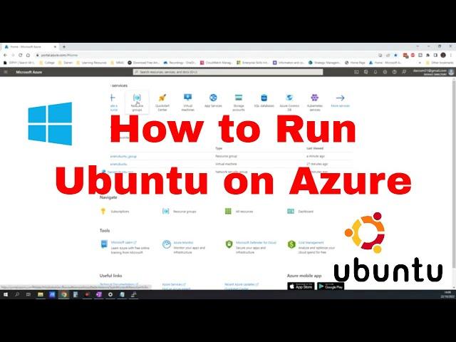 How to run Ubuntu on Azure