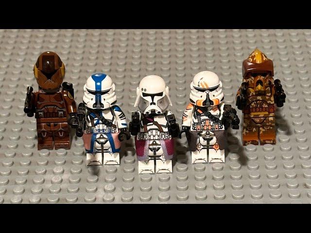 TOP 5 Favorite LEGO Custom Clone Minifigures!!! #legostarwars #legoreview #lego #legocustom