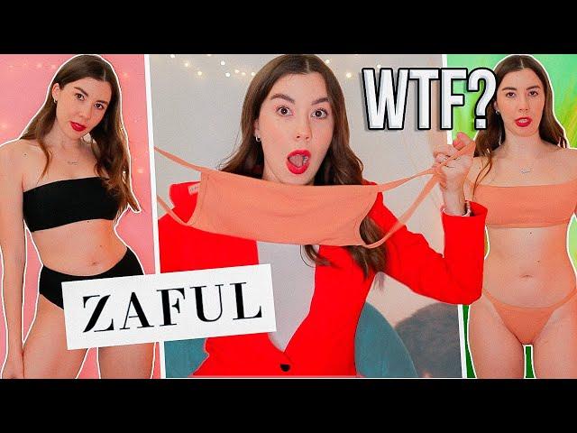 МОИ ПОКУПКИ С ПРИМЕРКОЙ // ожидание реальность КУПАЛЬНИКИ с Zaful