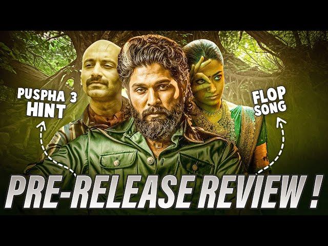 Pushpa 2 Review Before Release ? | Pushpa 2 Records | Allu Arjun | Sukumar | Fahadh Faasil