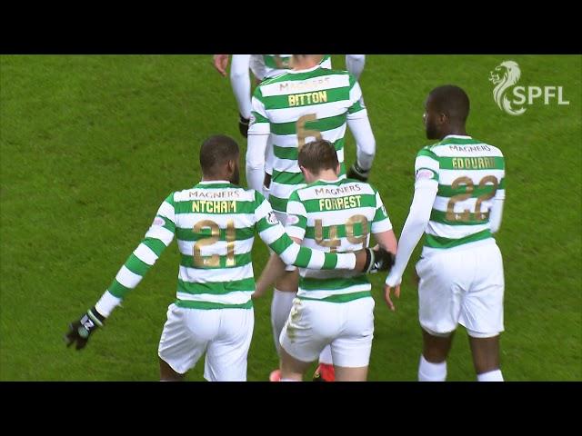 Ntcham smashes this volley straight past keeper