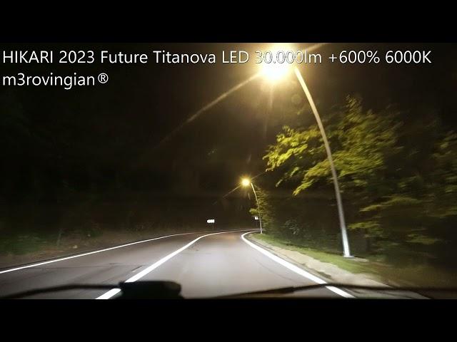 HIKARI 2023 Future Titanova 30.000lm LED Uphill Road Test