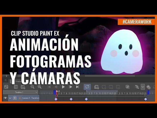 Animar una ilustración con Fotogramas Claves y cámaras en Clip studio Paint