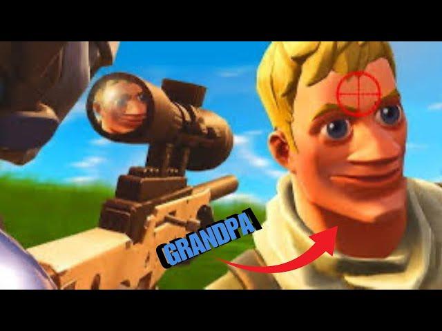 Fortnite with my noob family (Try not to laugh )