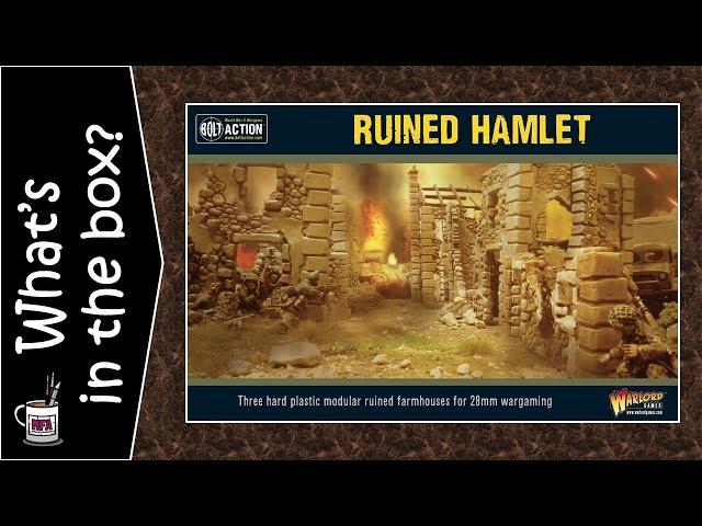 Warlord Games Ruined Hamlet: Unboxing and review - What's in the box?