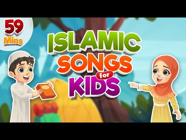 Compilation 59 Mins | Islamic Songs for Kids | Nasheed | Cartoon for Muslim Children