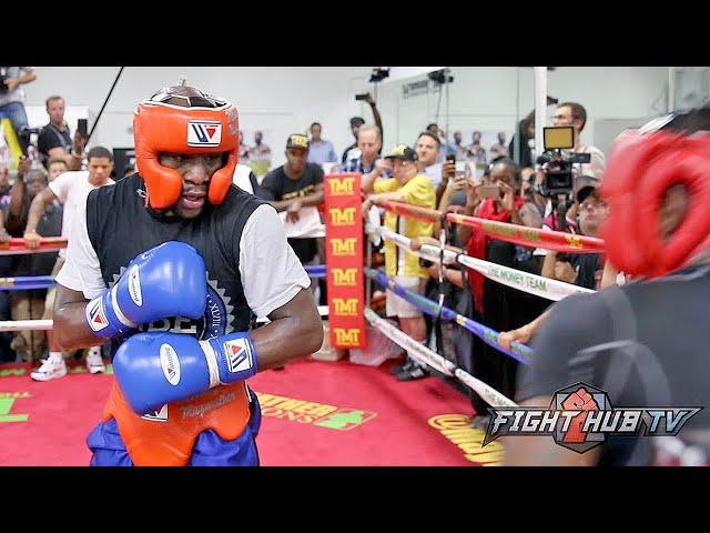 FLOYD MAYWEATHER SPARRING - SCHOOLS SPARRING PARTNERS PREPARING FOR NEXT FIGHT- FULL VIDEO