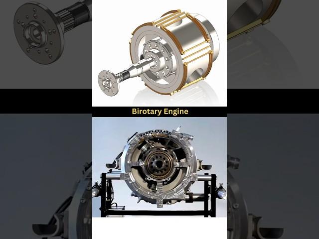 Most unique engine #design | Birotary Engine  #cad #solidworks #mechanical #engineering #engine