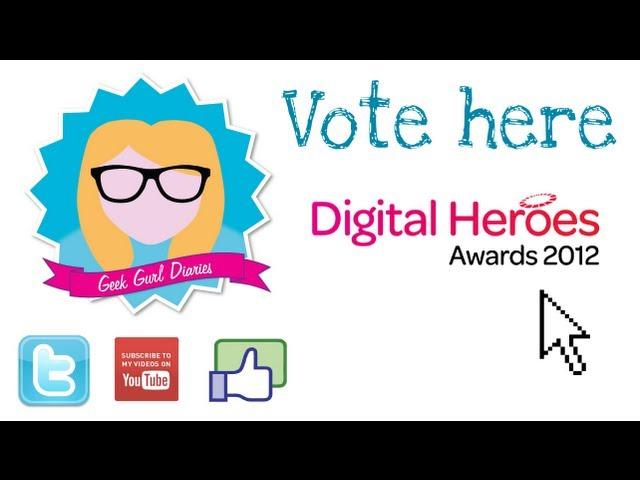 Digital Heroes 2012 Finalist Carrie Anne from Geek Gurl Diaries