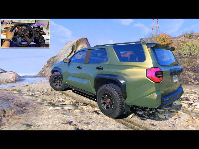 GTA5 Mods: Toyota 4Runner 2025 Offroad Mastery with Logitech G29