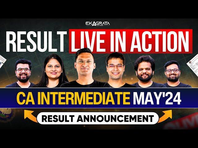 CA Result May 24 | CA-Intermediate Result May 2024 Announcement