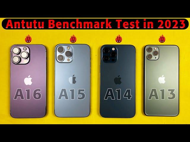 A16 Bionic vs A15 Bionic vs A14 Bionic vs A13 Bionic Antutu Benchmark Test - Benchmark Test in 2023