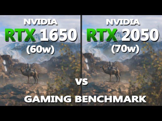 RTX 2050 vs GTX 1650 Laptop Gaming Benchmark in 2023 | HP Victus vs Asus TUF | #rtx2050 #gtx1650