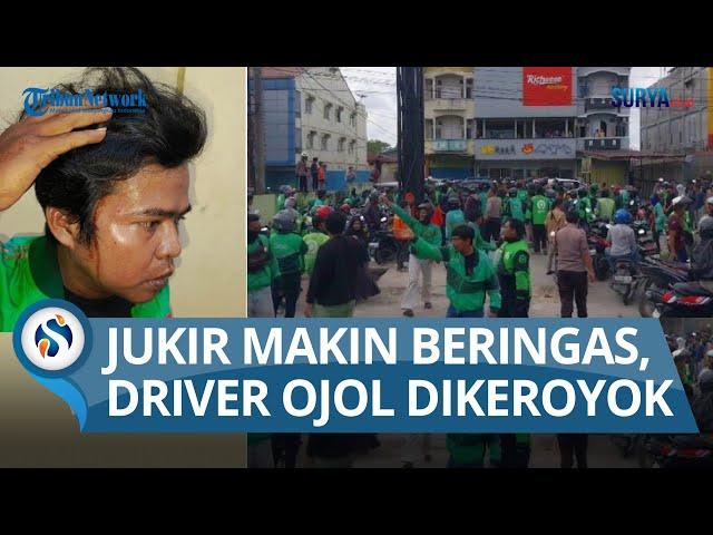 BIKIN HEBOH PEKANBARU, Driver Ojol Dikeroyok Jukir, Ratusan Rekannya Membalas, Ricuh