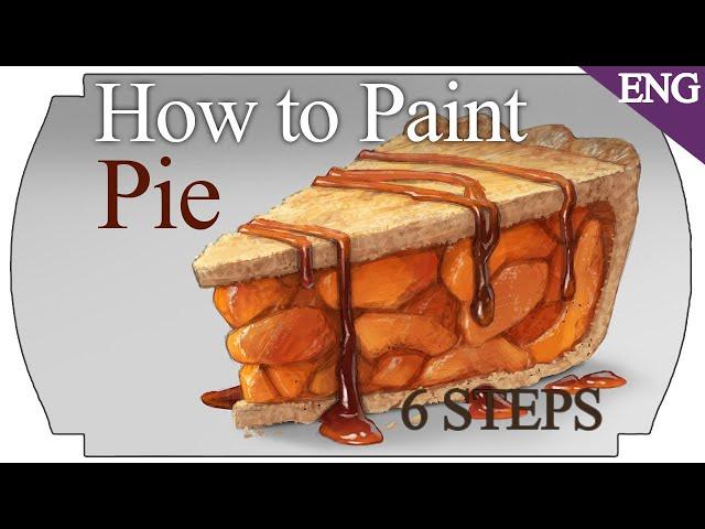 How to paint an Apple Pie in photoshop - Jesus Conde