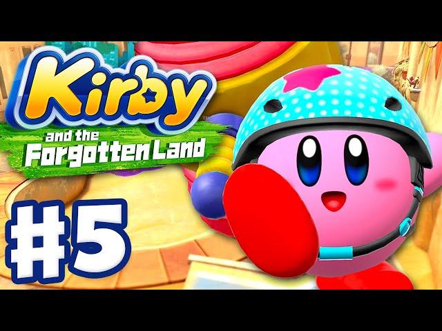 Kirby and the Forgotten Land - Gameplay Walkthrough Part 5 - Originull Wastelands 100%