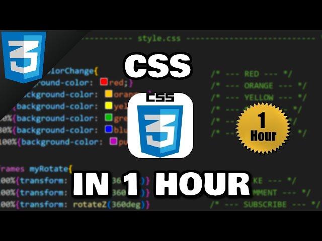 Learn CSS in 1 hour 