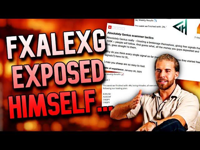 FXALEXG EXPOSED HIMSELF... His Own Broker & Signal Group With 100% Fail Rate...