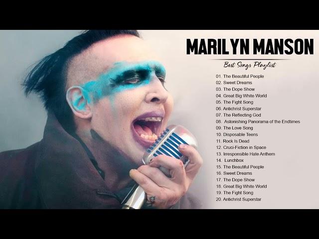 Marilyn Manson Greatest Hits Full Album   Best Songs Of Marilyn Manson Playlist 2021