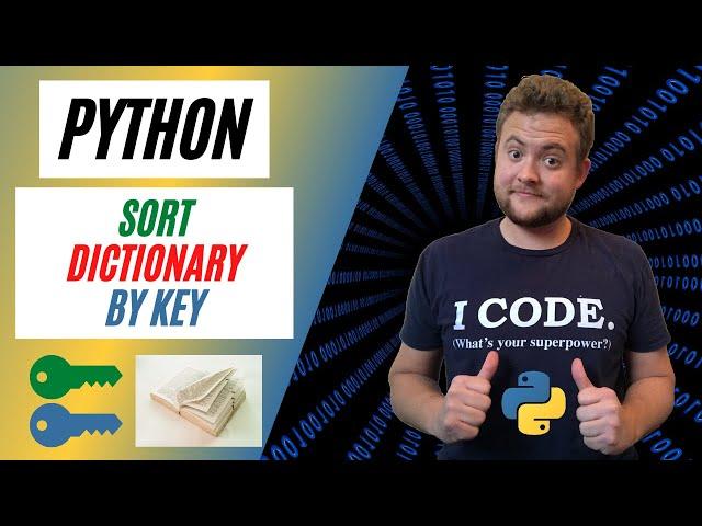 How To Sort A Dictionary In Python By Key