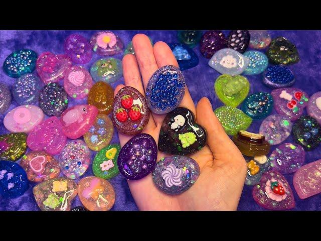 ASMR Mystery Worry Stones Show and Tell (Texture Tracing)