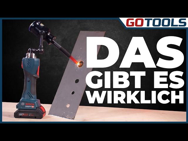 The brutal punching monster! Bosch GLH 18V-60 punches metal in seconds!