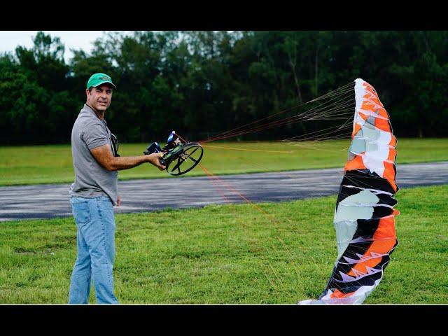 Realistic flying RC Paraglider by Opale Paramodels flown by Mark G.