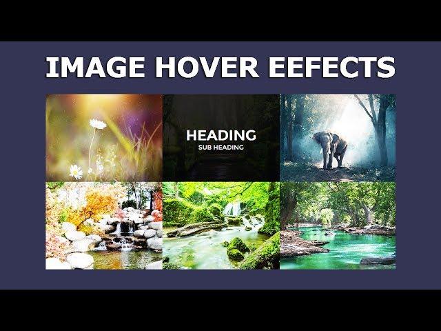 Css Image Hover Effects - Pure Css Tutorial - How To Create Image Hover Overlay Effects