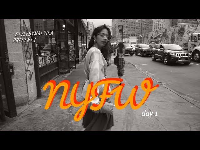 Vlog 17 // NYFW 2018: Day 1 // Stylebymalvika