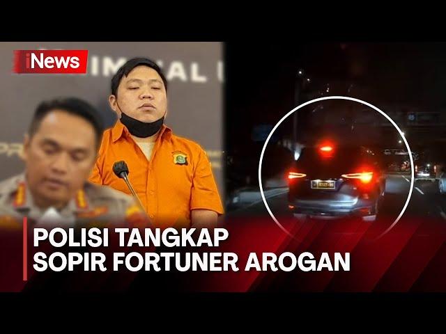 AKHIRNYA! Polisi Tangkap Sopir Fortuner Arogan di Rumahnya